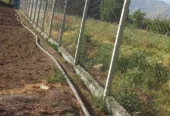 محوطه سازی فنس کشی و سنگ فرش باغ و ویلا